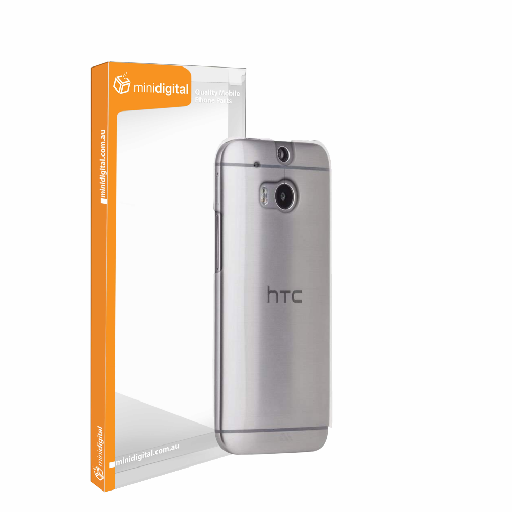 HTC One M8 Black Battery Back Cover dark grey