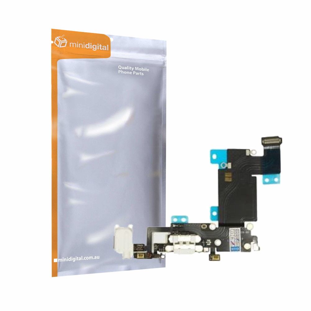 for iPhone 6s Charge Port USB Earphone microphone Flex white