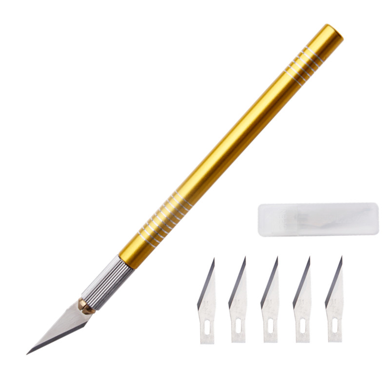 6pc hobby exacto xacto knife scalpel blade cutter kit