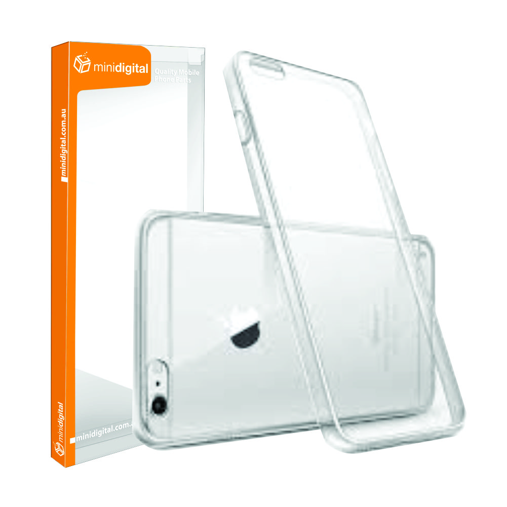 Clear rubber gel TPU case for iPhone 6 and 6s