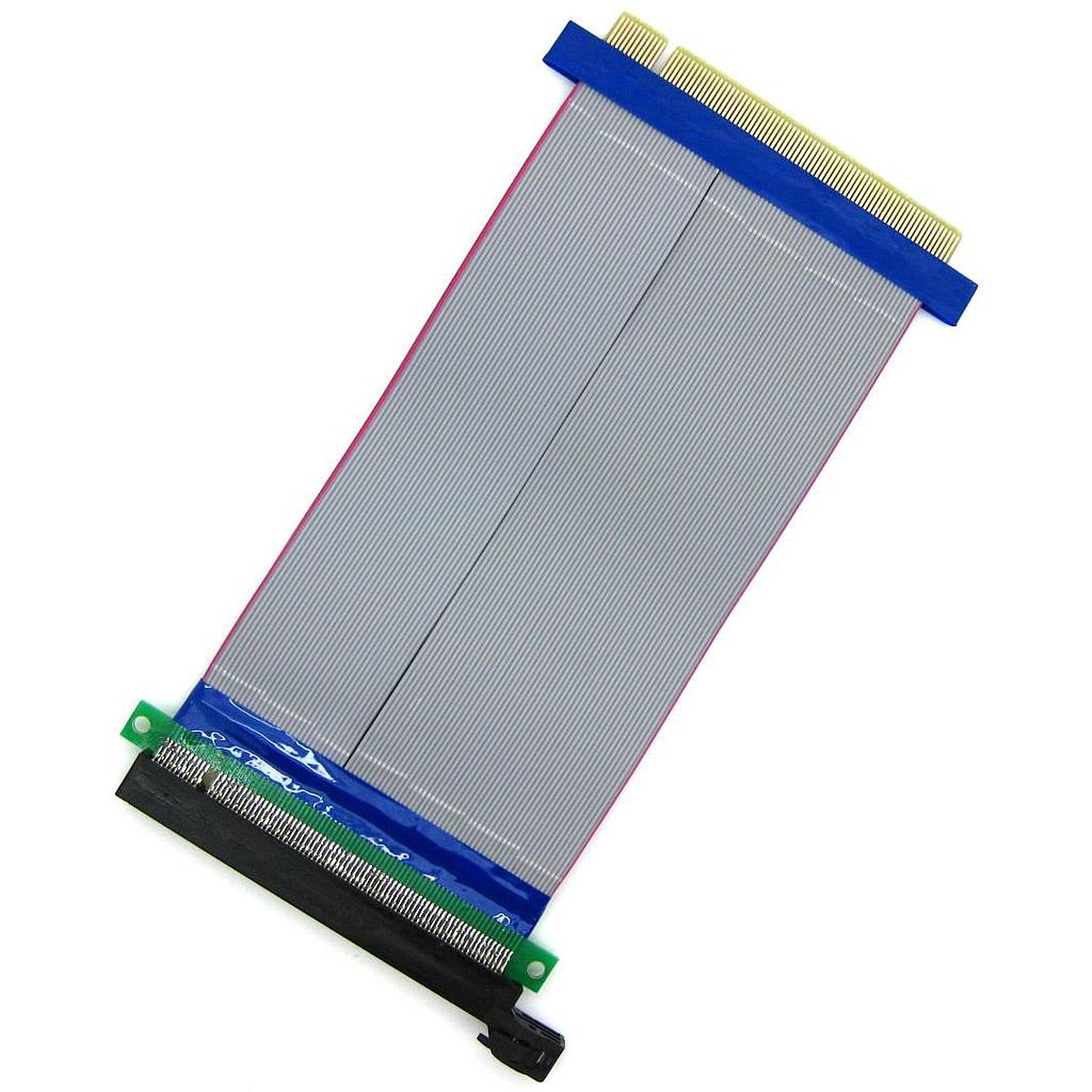 PCI-E Express 16X to 16x Male to Female Riser Extender Card Ribbon Cable