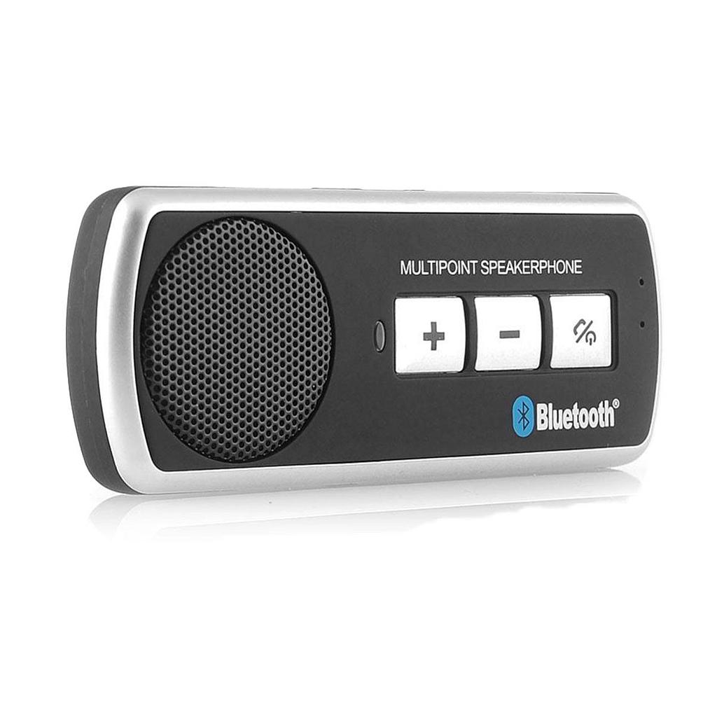 Wireless Bluetooth Hands Free Speaker Car Kit Sun Visor mount 45 days standby