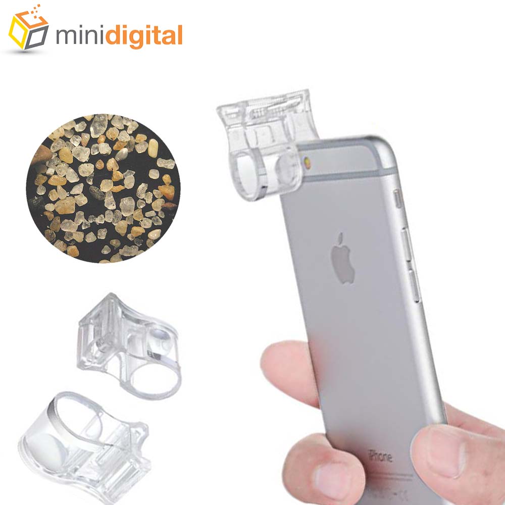 20x Zoom Microscope Magnifier Clip-on Micro Lens for mobile phone