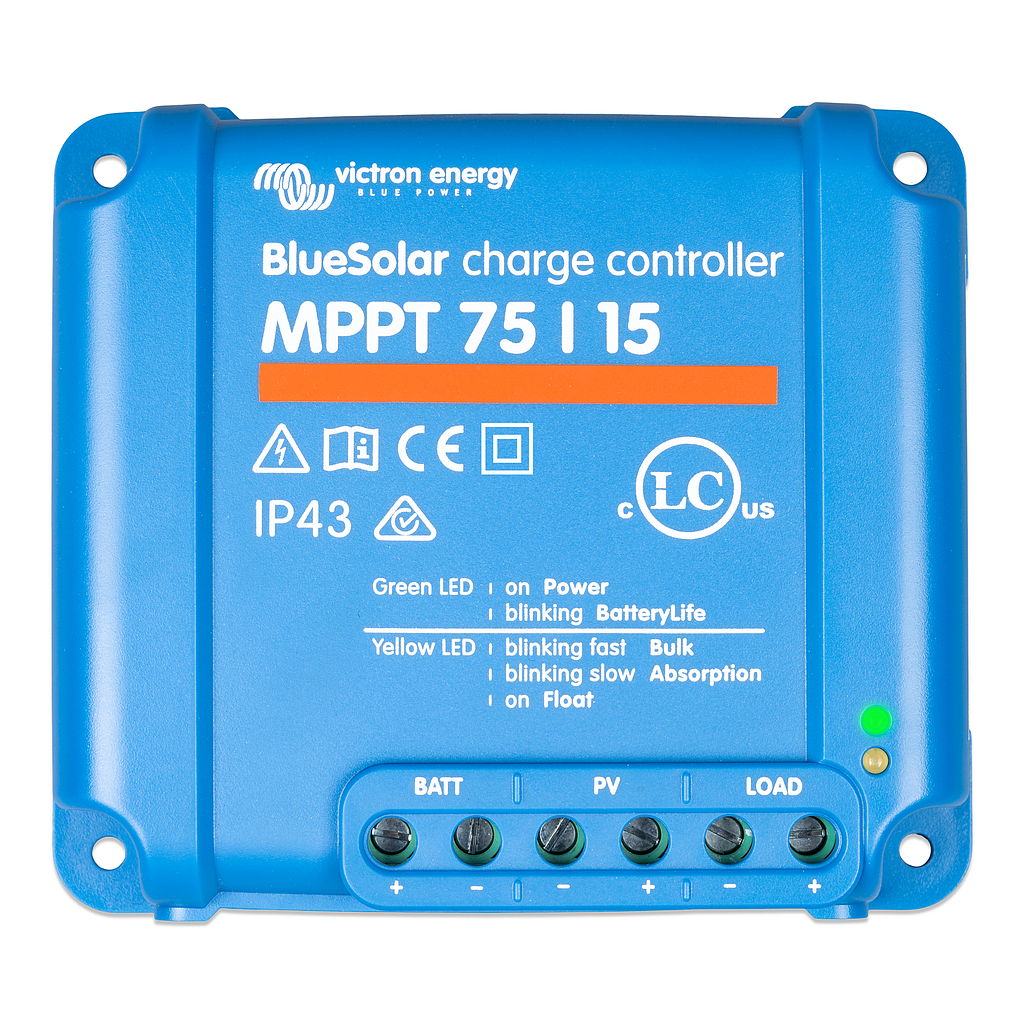 Victron SmartSolar MPPT 75/15 (12/24-15A) Solar Charge Controller non bluetooth