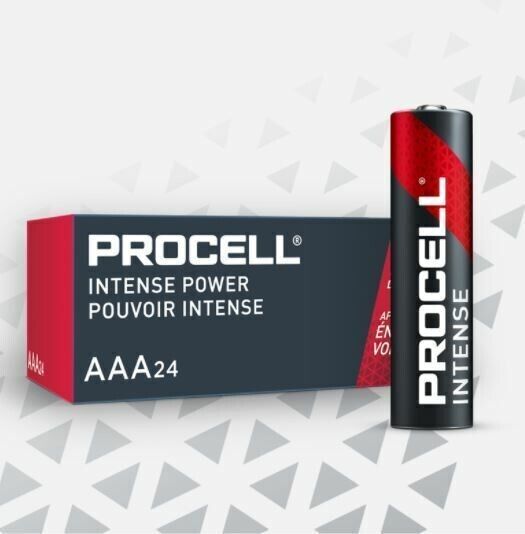 Duracell Procell Intense AAA Size Alkaline Battery Pack of 24