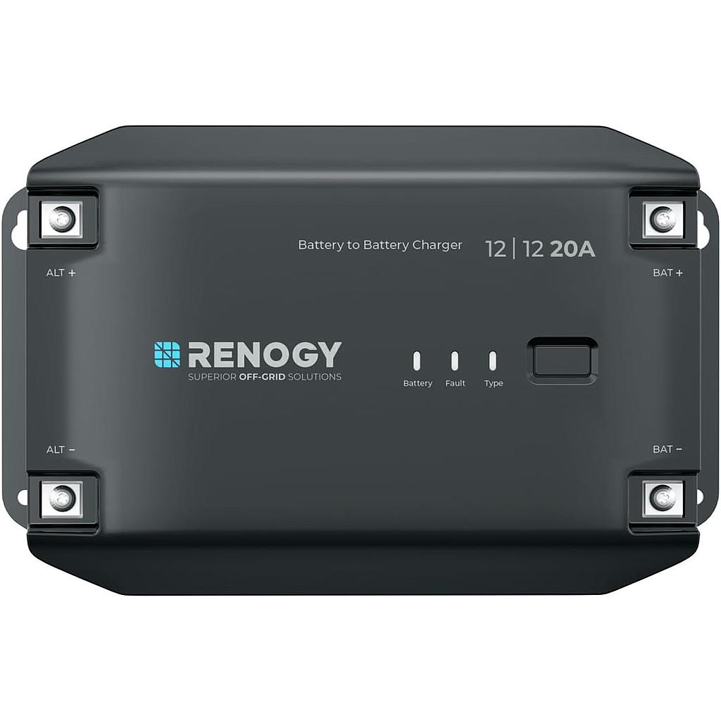 Renogy 12V 20A DC to DC Battery Charger