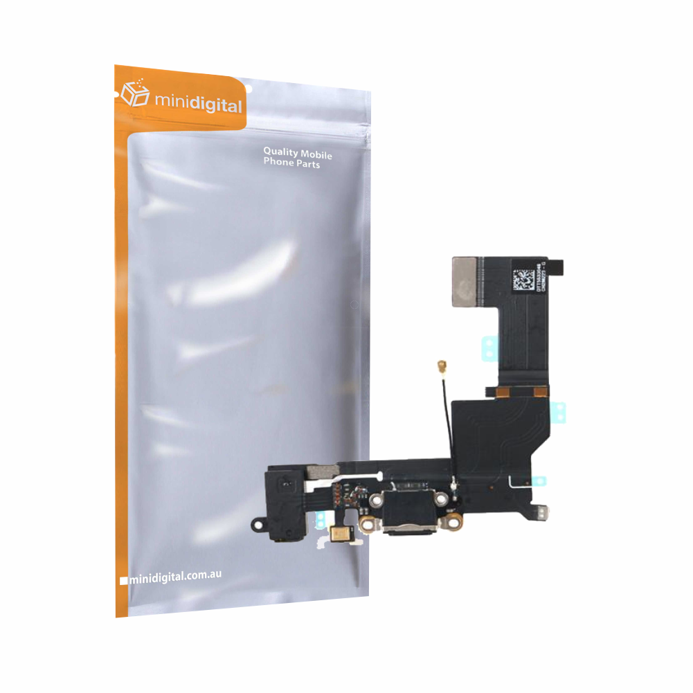 USB Charge Port Flex Black for iPhone 5SE / SE