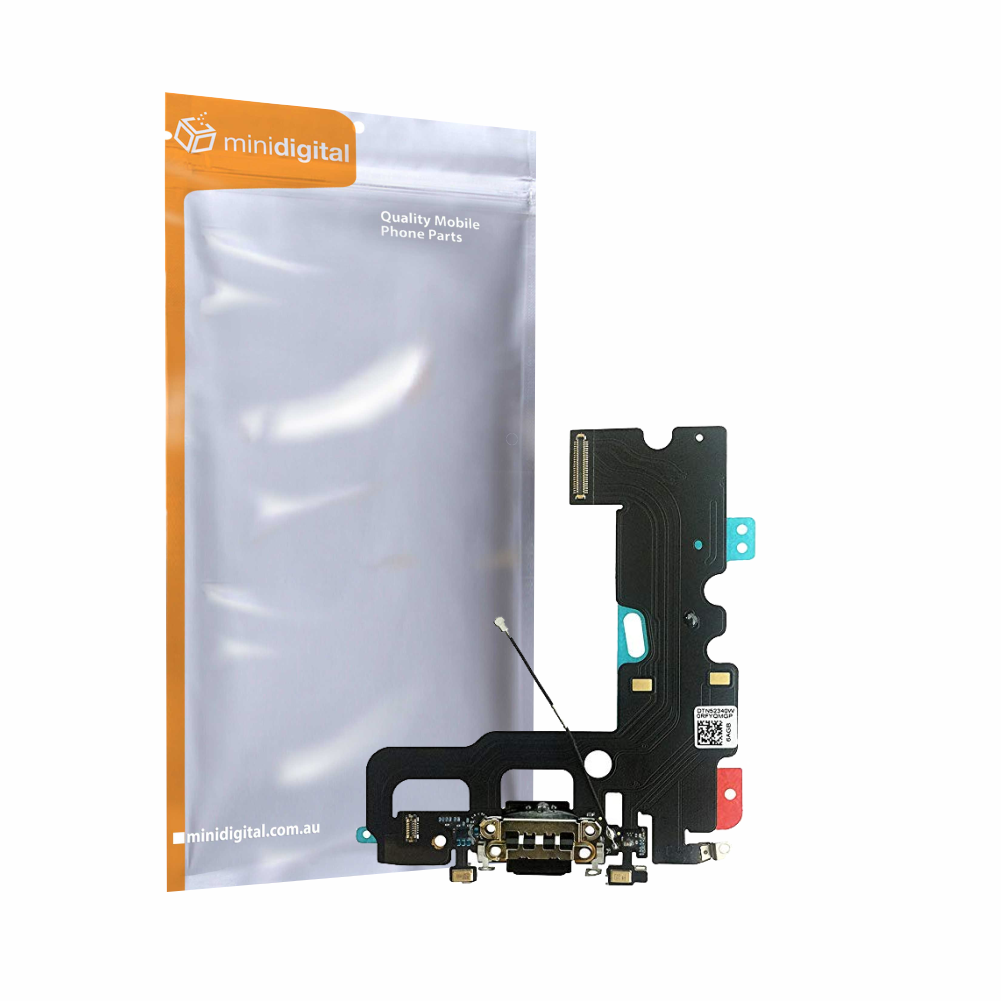 for iPhone 7 plus Charge Port USB Earphone microphone Flex grey black