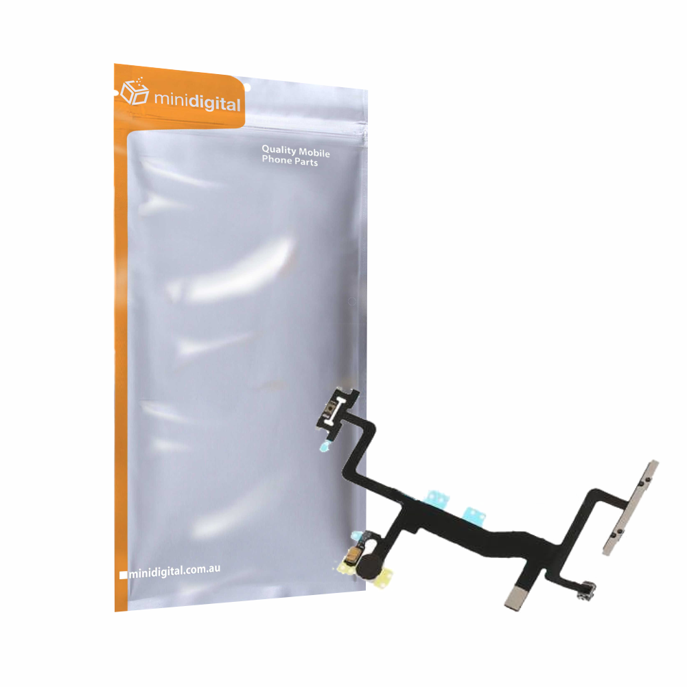 for iPhone 7 PLUS Power Sleep Volume Mute Button Flex LED Camera Flash Cable