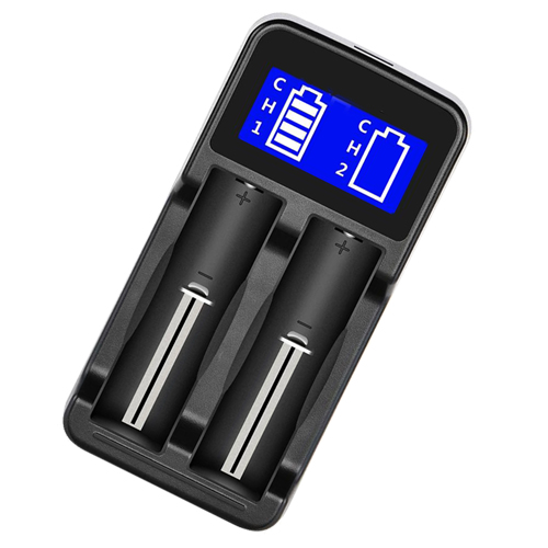 USB 5v Charger for 2x AA AAA Ni-MH Ni-Cd Li-ion 18650