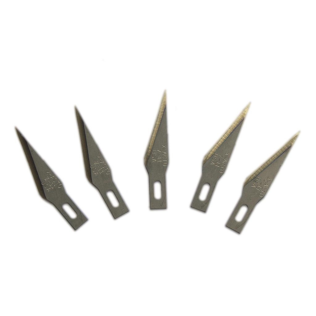5pc hobby exacto xacto knife scalpel replacement blade kit