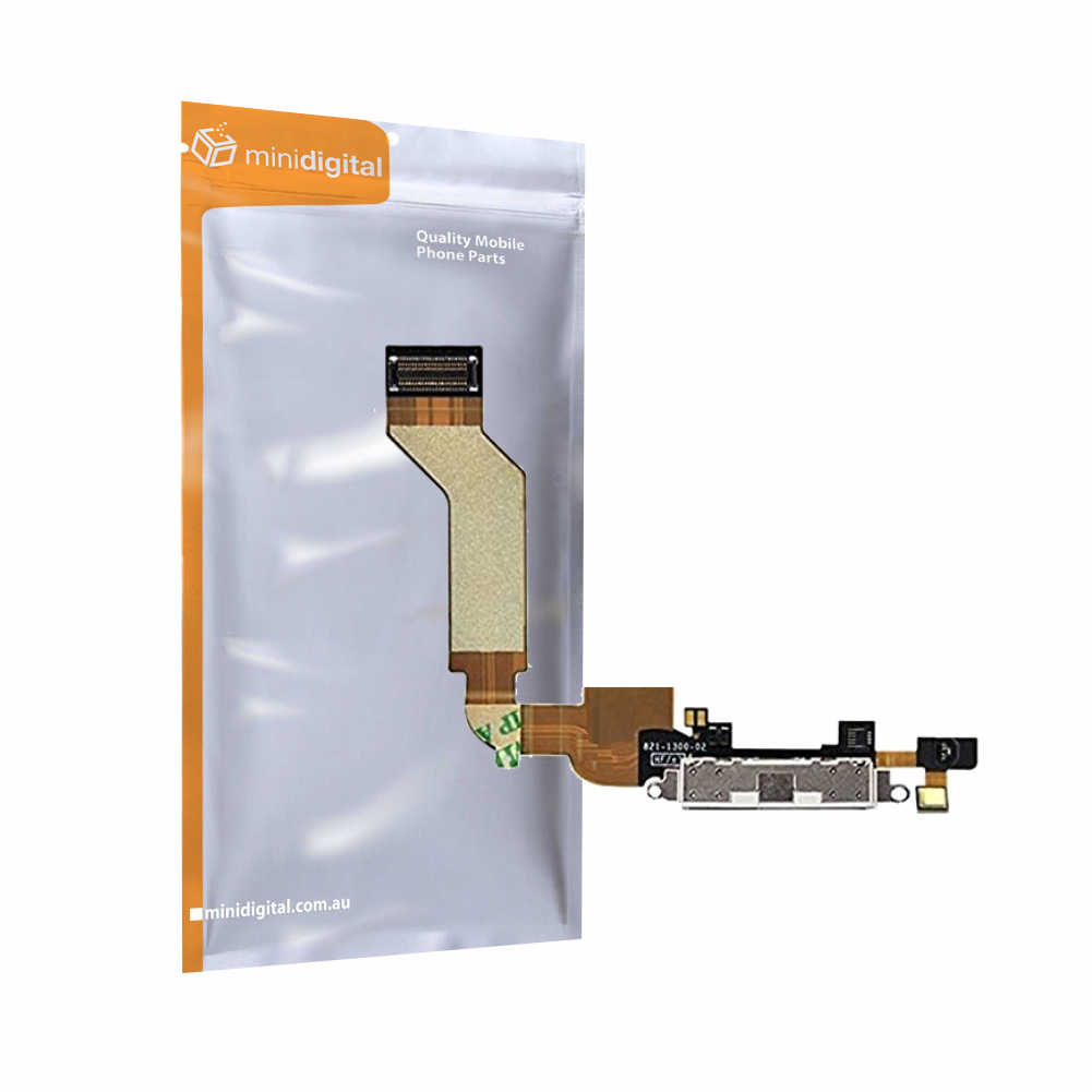 white USB charge port microphone flex cable for iPhone 4s